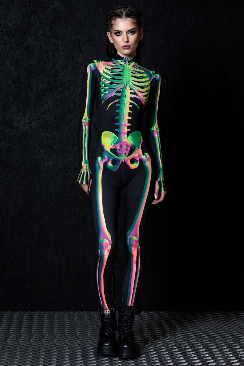 Toxic Skeleton Costume