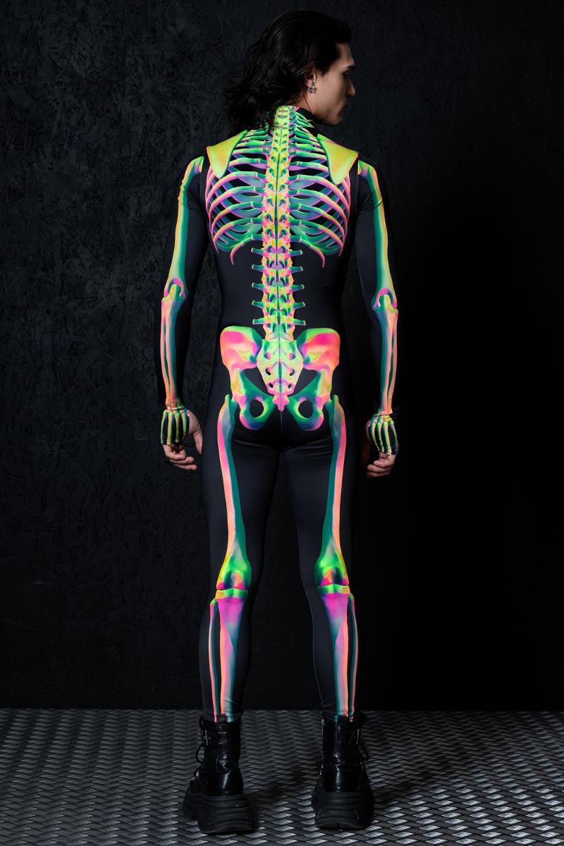 Toxic Skeleton Men's Costume