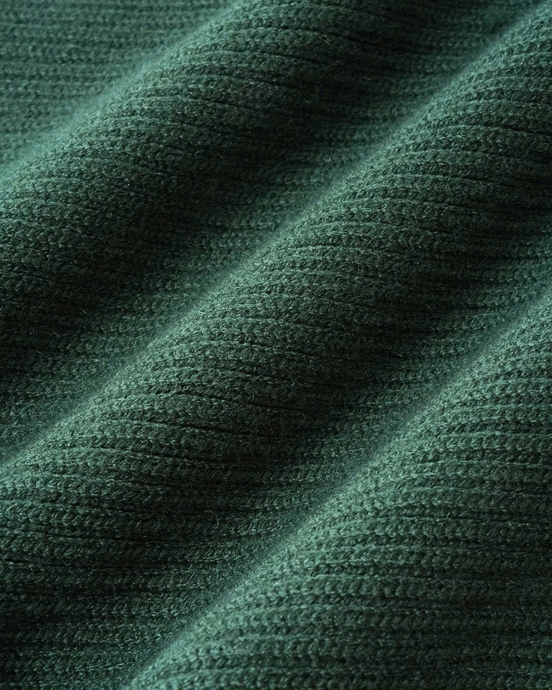 Green Slit Wrap Sweater Dress