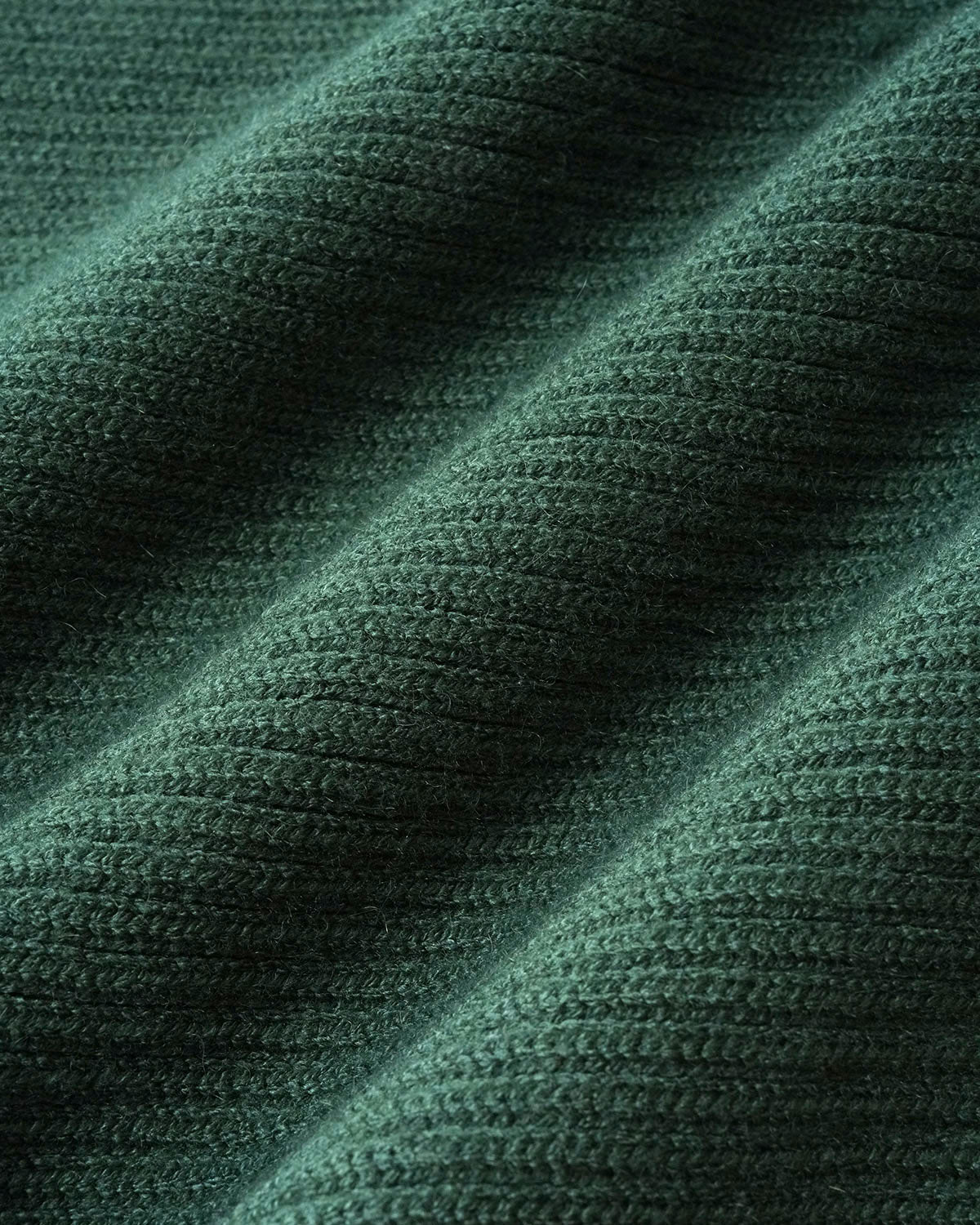 Green Slit Wrap Sweater Dress