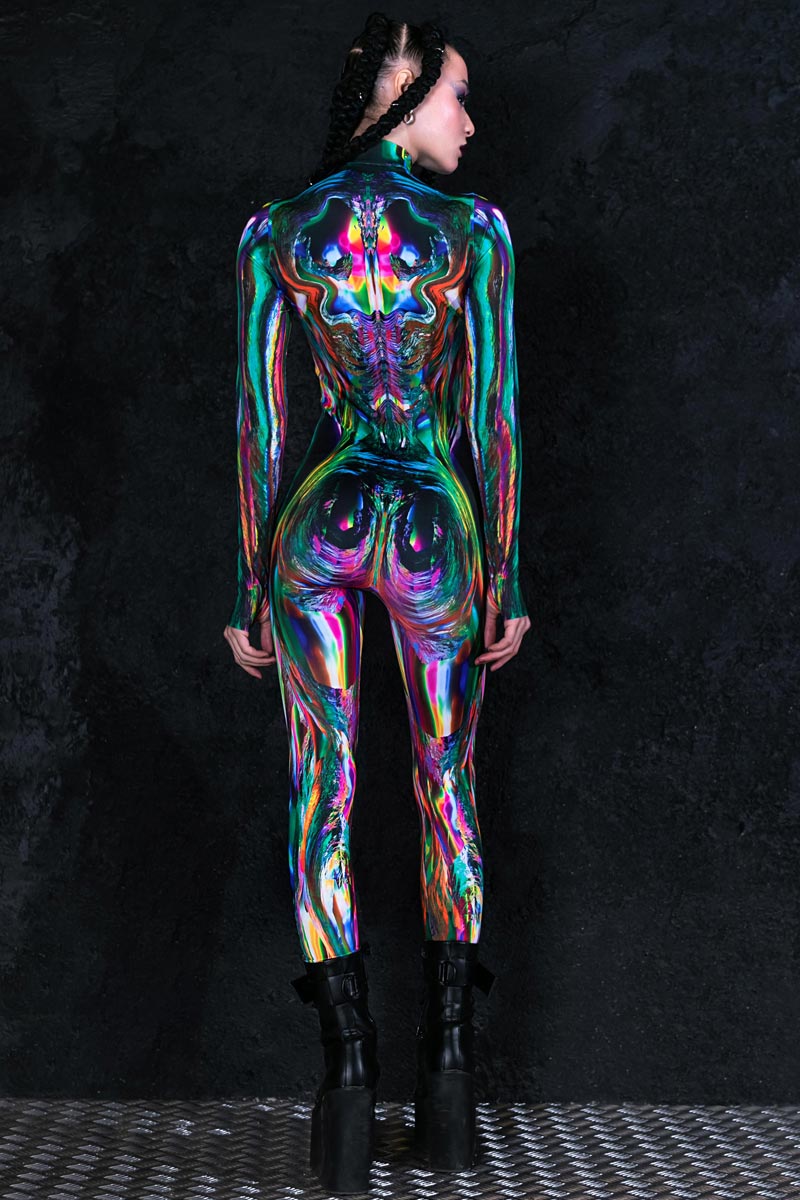Women Multichrome Skin Costume