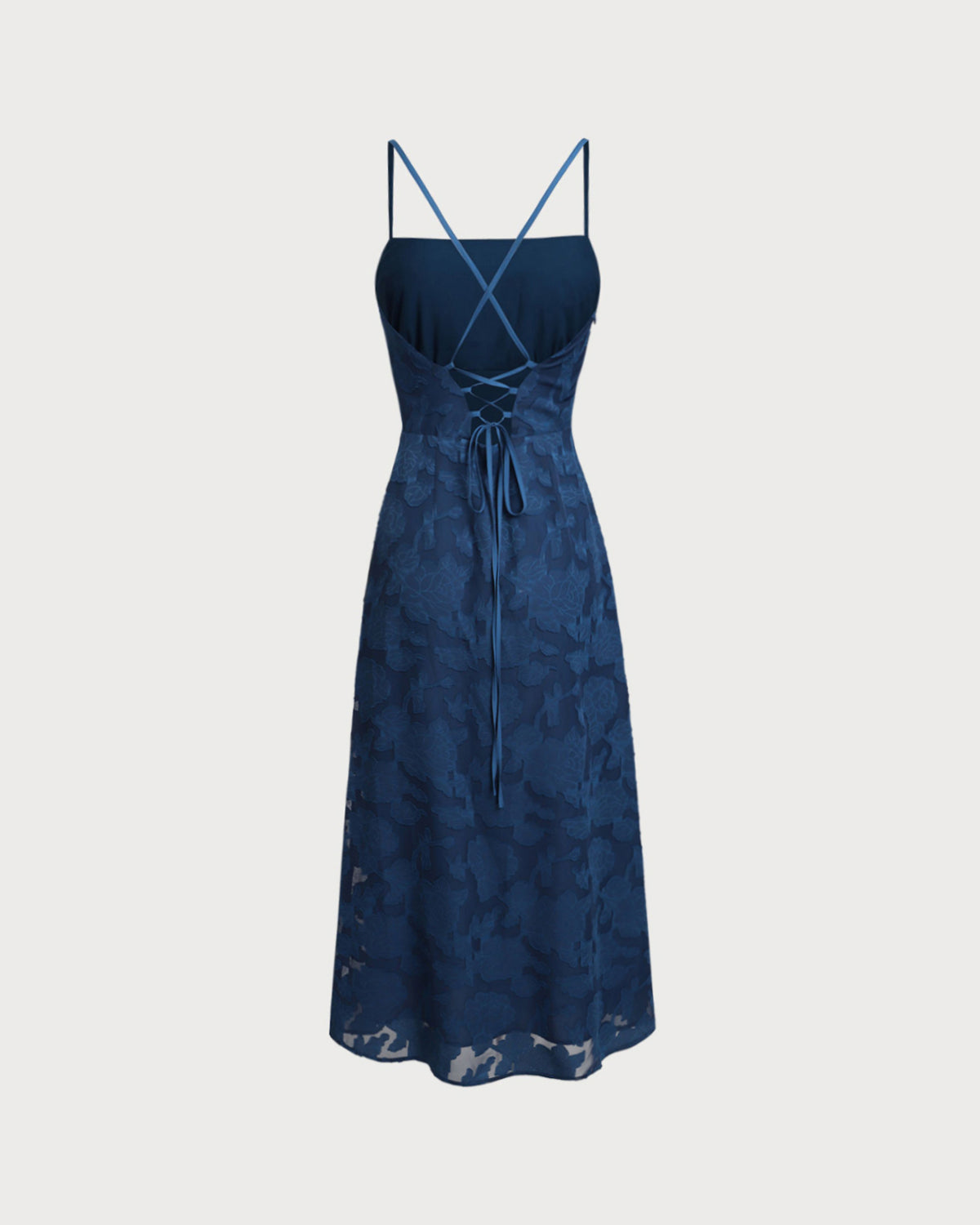 Jacquard Slip Maxi Dress