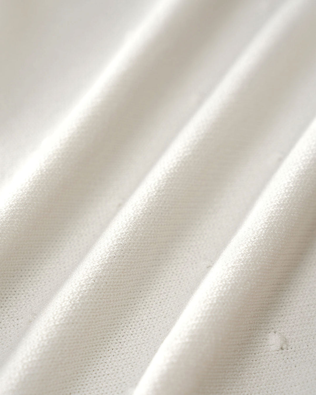 White V Neck Button Cardigan