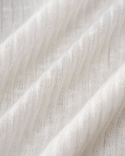 White Single Button Cardigan