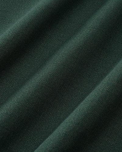 Green Wrap A-Line Mini Dress