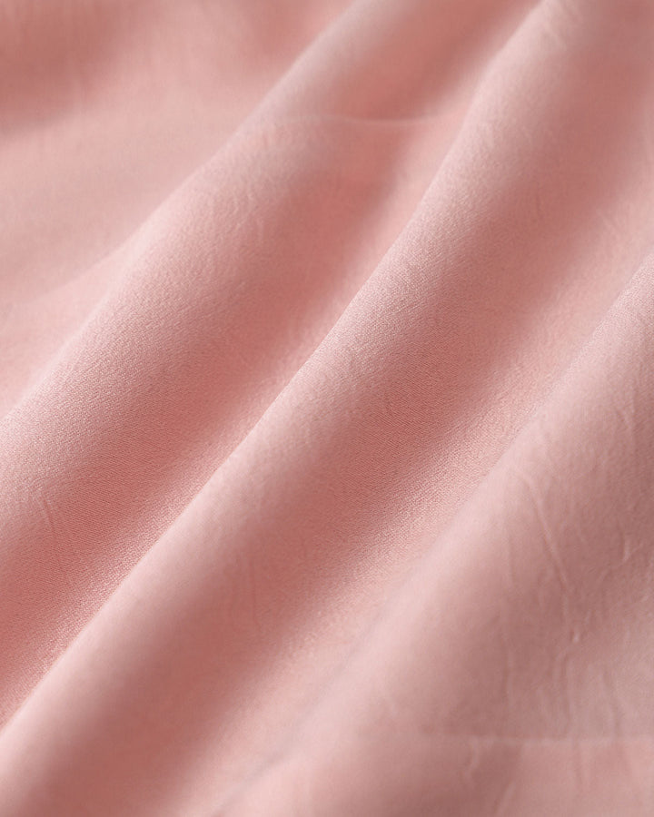 Pink V Neck Button Mini Dress - Celestia Couture