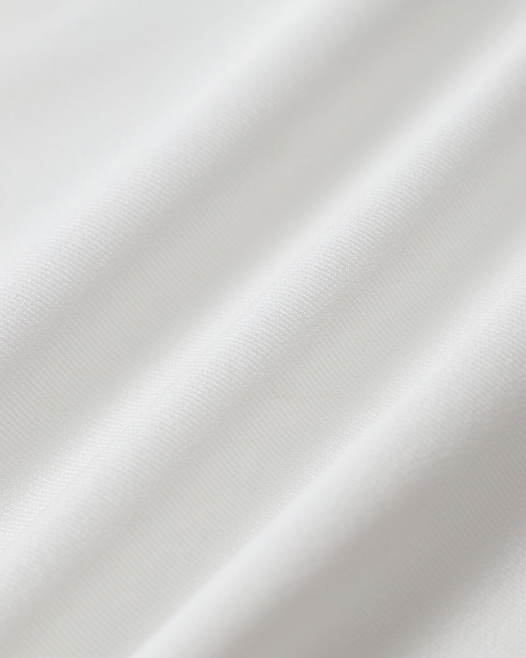 White Ruched Straight Pants