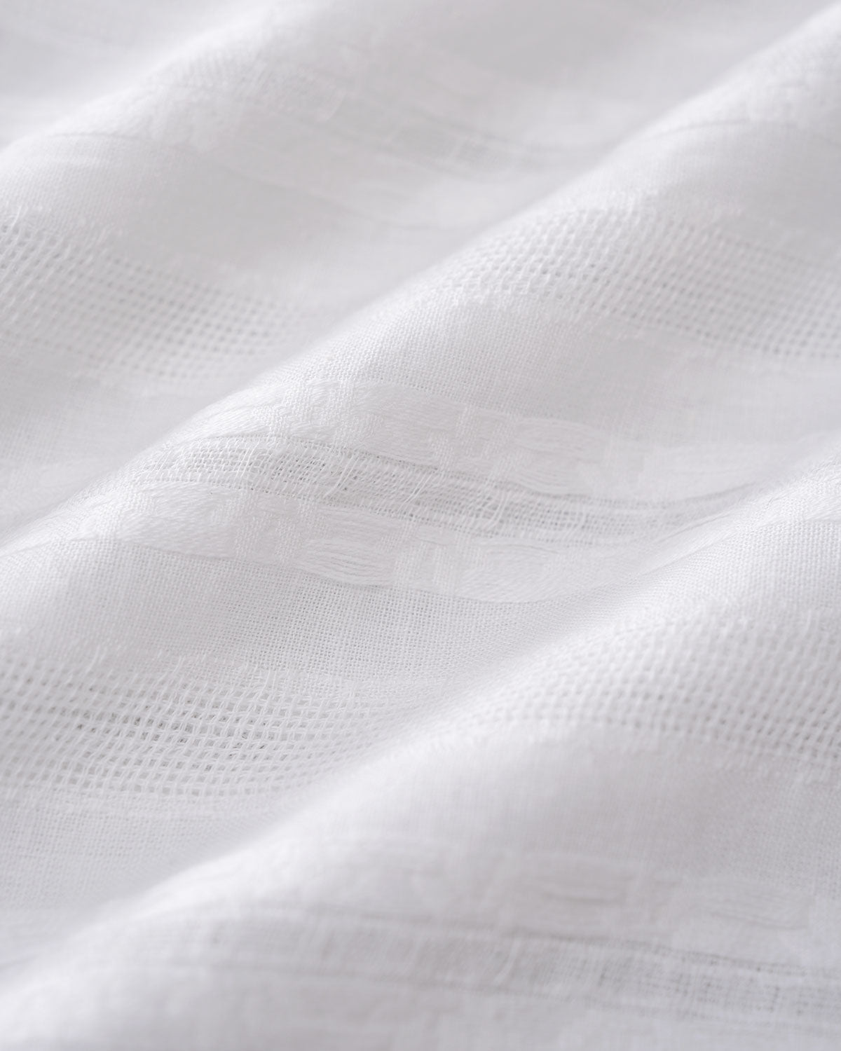 White Loose See Through Blouse