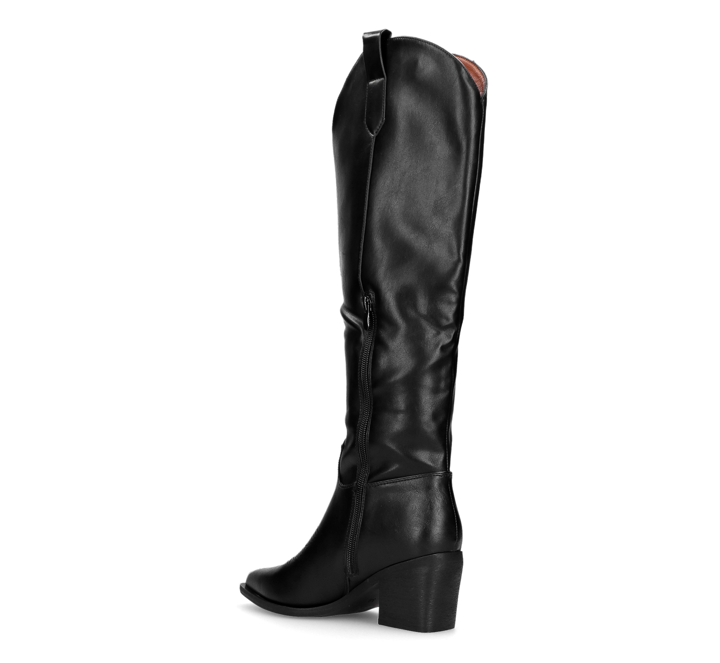 XANA - stivale camperos texano alto simil pelle nero