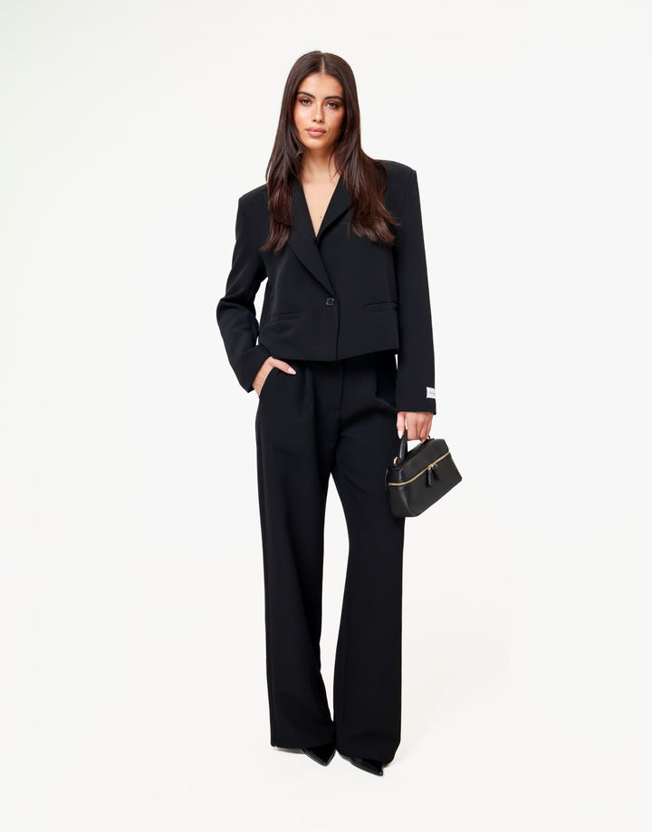 Zwarte Cropped - Blazer